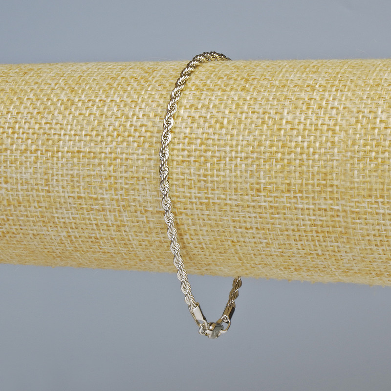 Pulsera Xuping rodio, espesor 2,5 mm ±, longitud 19 cm ±