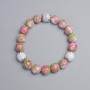 Pulsera de varisita y ágata blanca