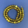 Cuentas de ámbar: bolas lisas de 7 mm ± en hilo, longitud 39 cm