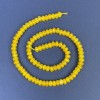 Cuentas rondel de jadeíta 6x4 mm ± en hilo, longitud 38 cm+