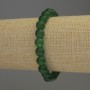 Pulsera de crisoprasa, cuentas lisas, diámetro 8 mm, longitud 18 cm, elástica