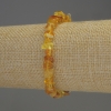 Pulsera de trocitos de ámbar 7-10×4-6 mm, longitud 18 cm aprox., elástica