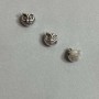 Accesorios: Abalorio-inserto «Búho», pack de 3 piezas, 11×10 mm+