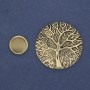 Broche magnético Accent Árbol 40 mm ± metal dorado