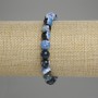 Pulsera de ágata con cuentas de 8 mm