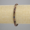 Pulsera de pietersita facetada en cubos de 4×4 mm, longitud 18 cm, elástica
