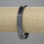 Pulsera de hematita, eslabón 3×10 mm, elástica