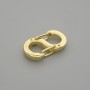 Cierre dorado de 16×8,5 mm ±