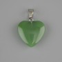 Colgante «Corazón» de jade 20×20 mm ±, longitud 28 mm+