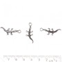 Accesorio para colgante 'Cocodrilo' 10x25 mm