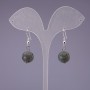 Pendientes de labradorita, bola de 14 mm de diámetro
