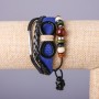Pulsera infantil 'Infinito' azul con cierre ajustable