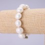 Pulsera de perlas de Mallorca, diámetro 15×12 mm, longitud 19 cm
