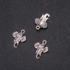 Colgante y herraje Elefante 15×22 mm, envasado 20 g, ±16 uds