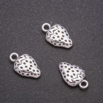 Colgante 'Fresa', diámetro 17x10 mm, empaque 20 g ± 12 piezas