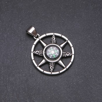 Colgante Estrella-Compás 39×50 mm