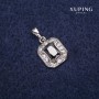 Colgante Xuping rodio 11×14×20 mm