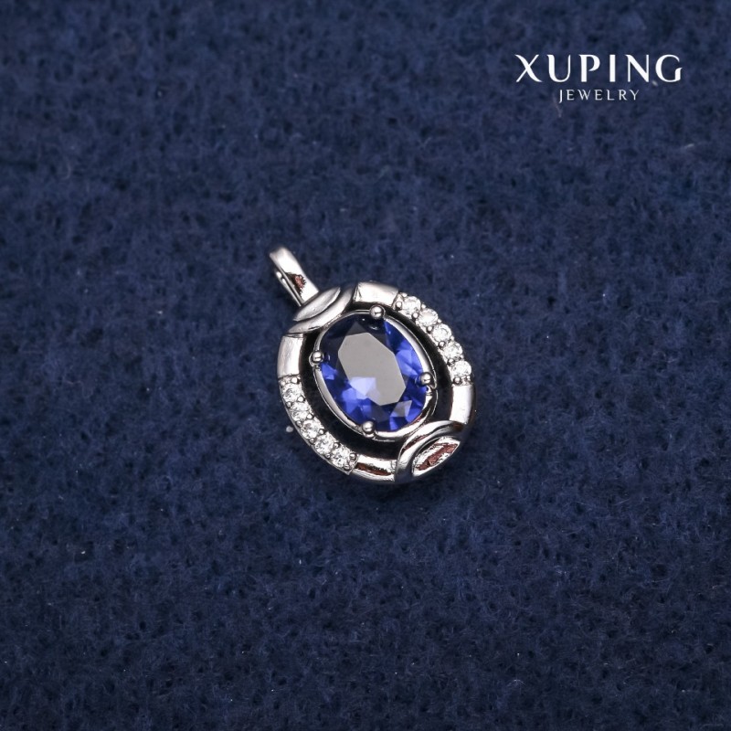 Colgante Xuping rodio 12x18 mm
