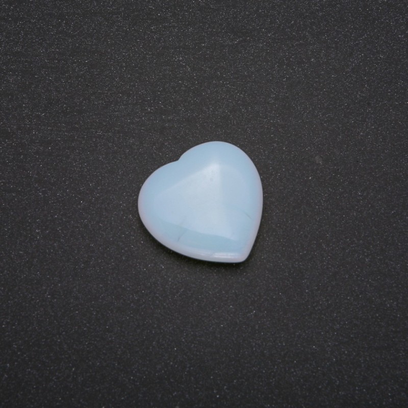 Piedra lunar de recuerdo en forma de corazón 30x30x10 mm