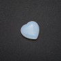 Piedra lunar de recuerdo en forma de corazón 30x30x10 mm