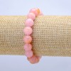 Pulsera elástica de cuarzo teñido, cuentas lisas, diámetro de 10 mm ±, longitud de 18 cm ±