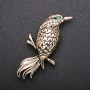 Broche Ivolga color metal amarillo 57×27 mm