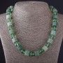 Collar hexagonal de nefrita «cristal checo» 48 cm, diámetro 13 mm